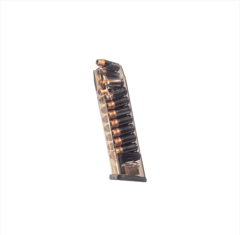CARREGADOR. ETS GLOCK, 18 TIROS CAL. .45ACP