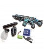 Lançador De Bolinhas De GEL Orbeez M416 (Camuflado Azul)