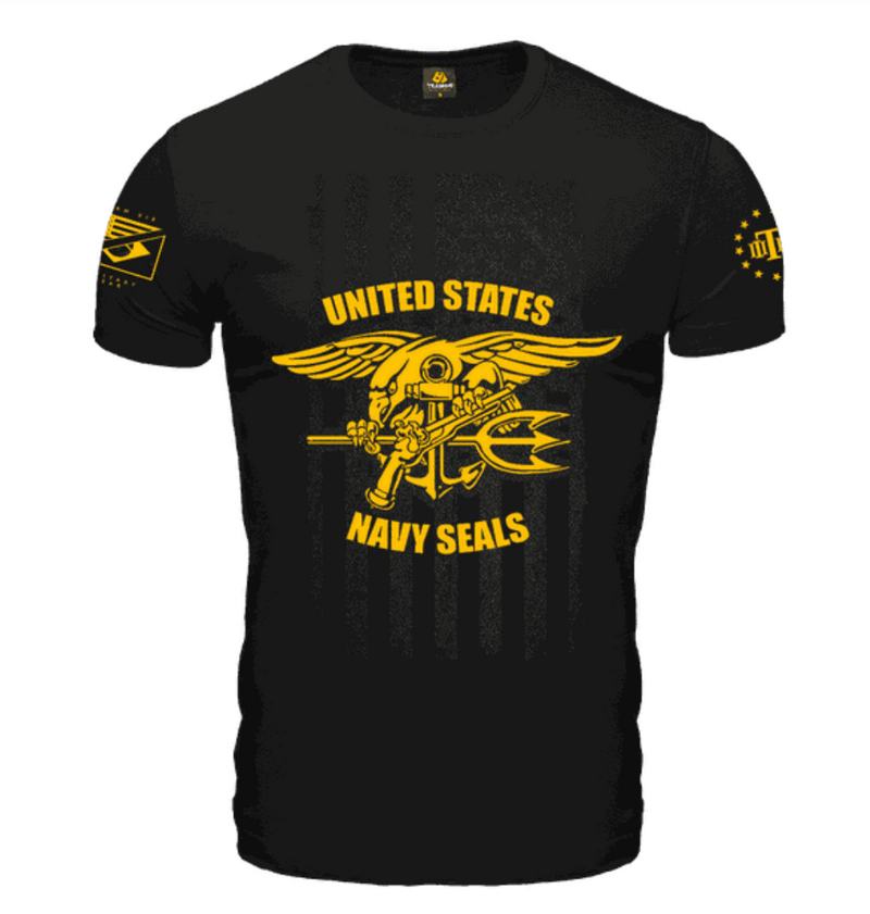 T-SHIRT - Camisa Tática Navy Seals Secret Box - Team Six Brasil