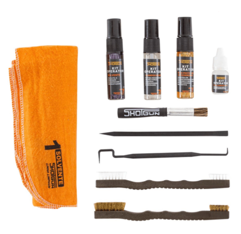 KIT DE LIMPEZA E MANUTENÇÃO DE ARMAS - SHOTGUN