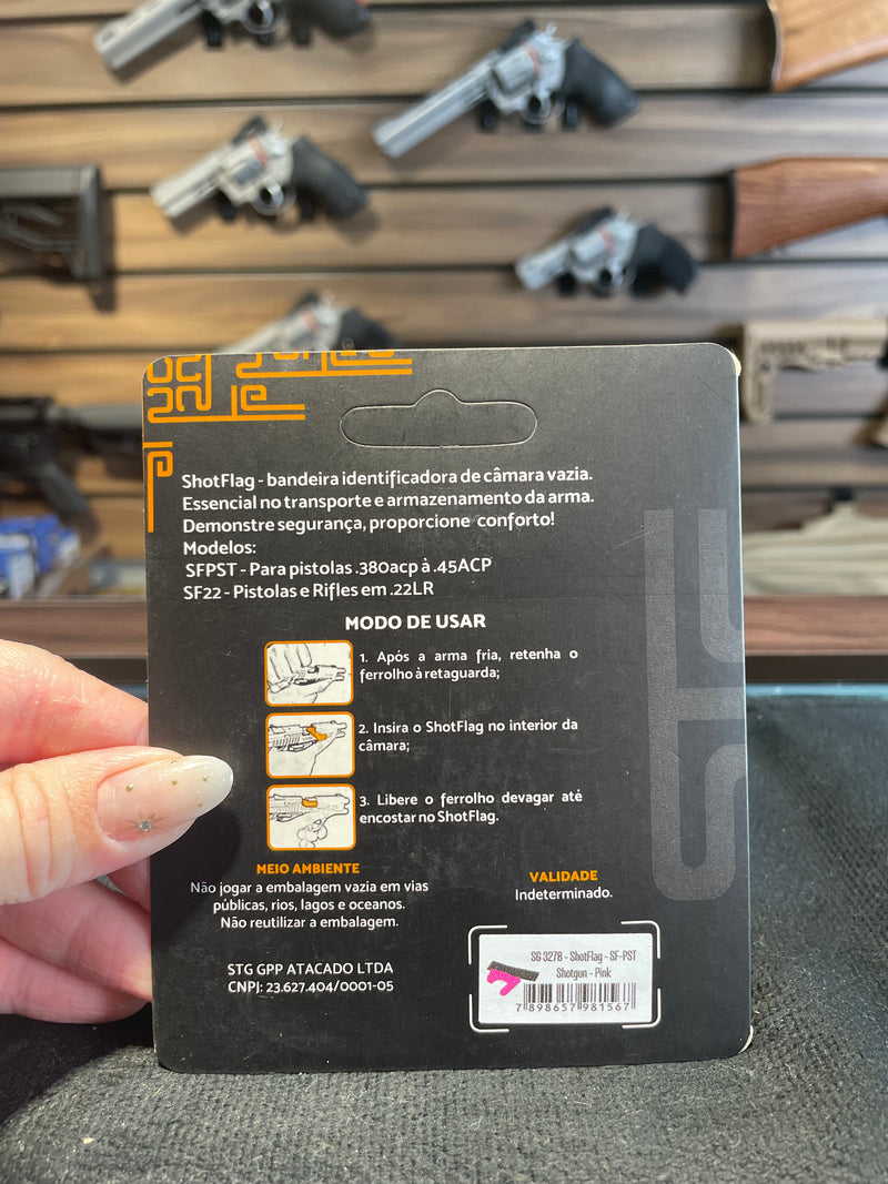 SHOTFLAG - Bandeira de segurança para armas