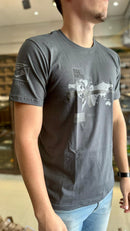 T-SHIRT - Camisa Tática Squad T6 Magnata 556 Nato American Guns - Team Six Brasil